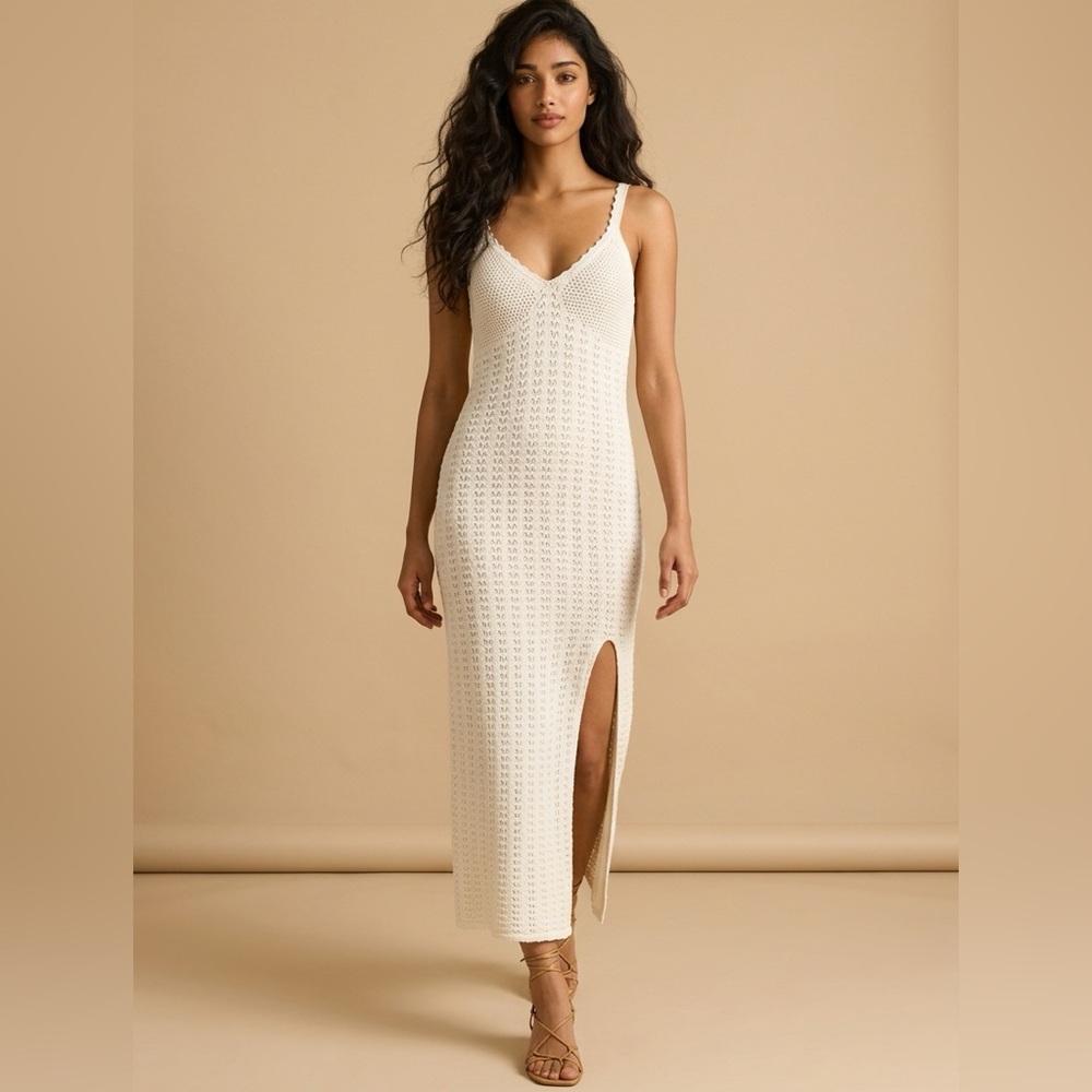 Nwt Z Supply Sexy Eleena Midi Dress in Sandstone